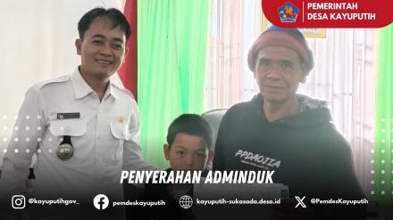 PENYERAHAN ADMINDUK